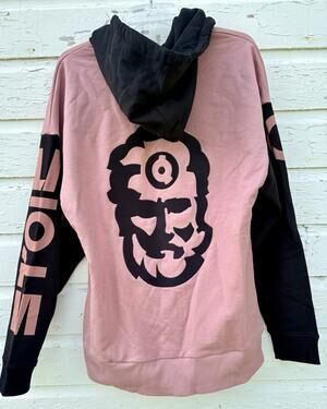Stoic AI Sweatshirt Hoodie Full Zip Heavy Duty Cryptocurrency Embroidered Mens L